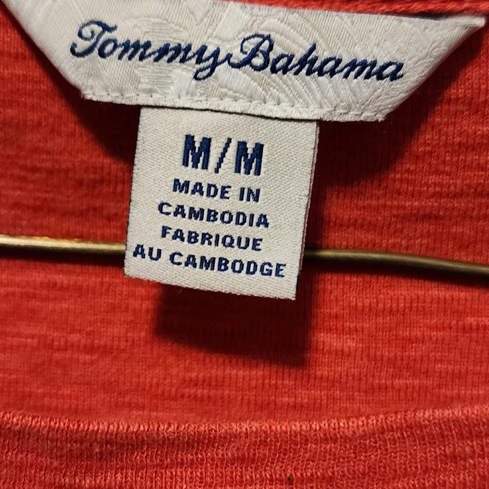 Tommy Bahama Orange Relaxed Long Sleeve Tee View 2